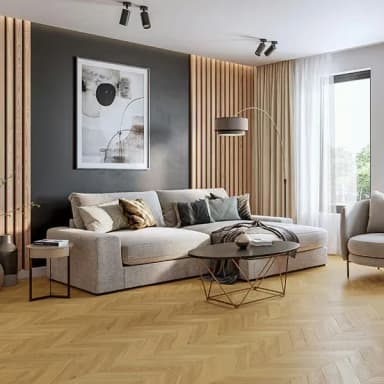 Parket Heritage Style Project Chevron Gold Natural, hrast 10 mm