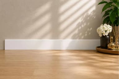 Arbiton MDF skirting board, flat, 60, 80 and 100 mm